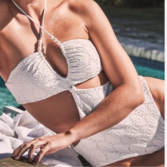 DEVON WINDSOR
Riley Swimsuit Ivory Eyelet NWT - Picture 3 of 8